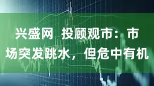 兴盛网  投顾观市：市场突发跳水，但危中有机